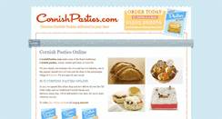 Desktop Screenshot of cornishpasties.com