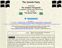 Tablet Screenshot of cornishpasties.org.uk